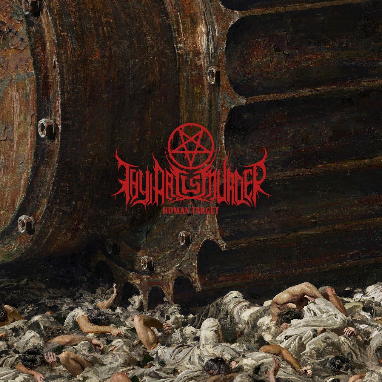Thy Art Is Murder - Human Target, CD-Cover