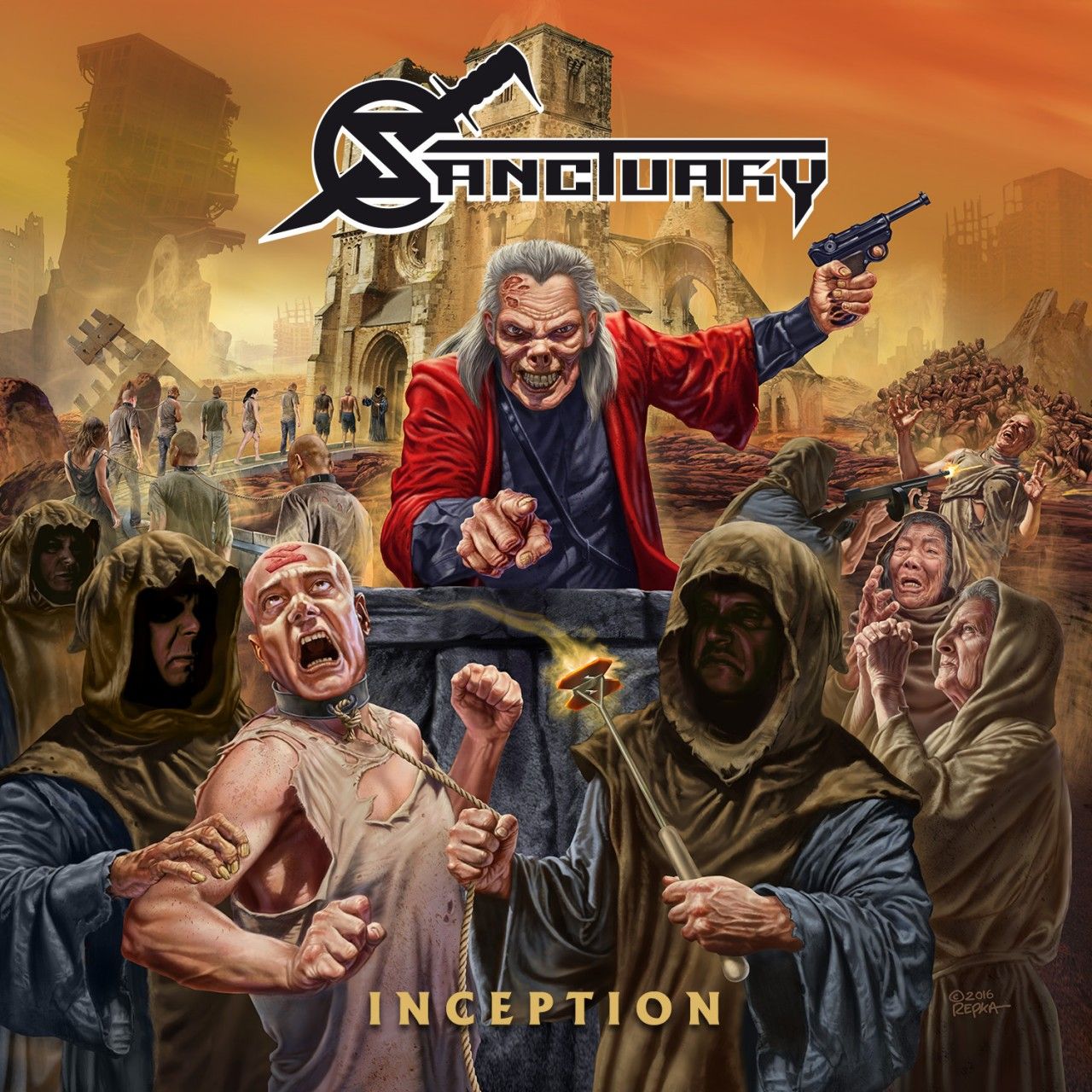 Sanctuary - Inception, CD-Cover