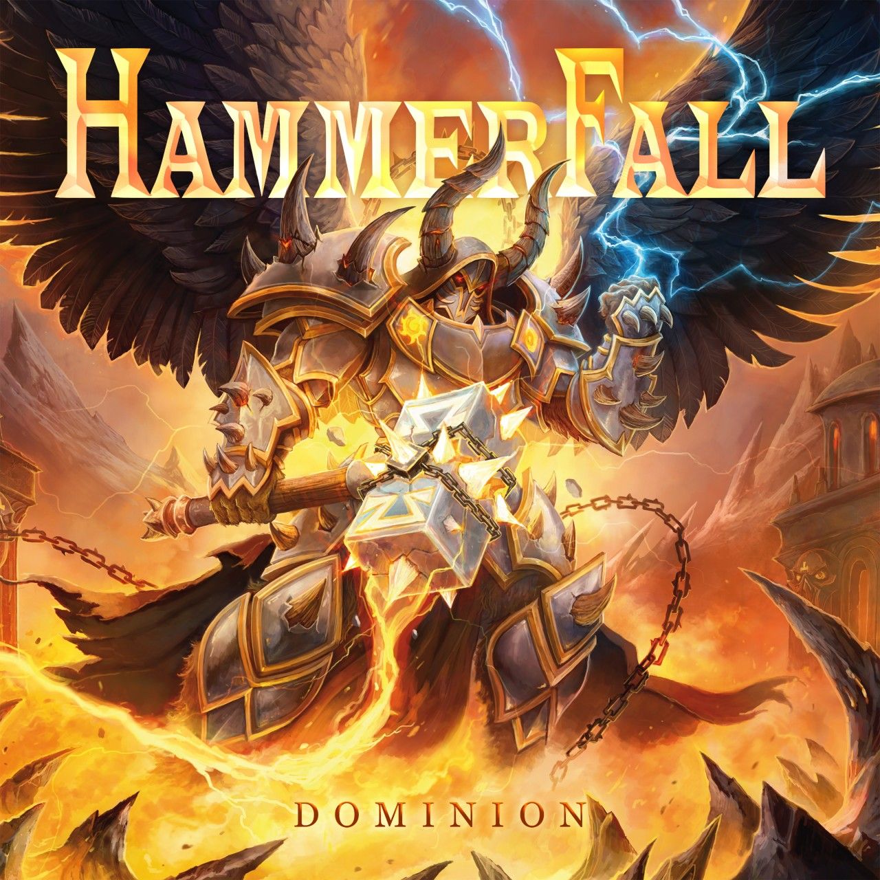 Hammerfall - Dominion, CD-Cover