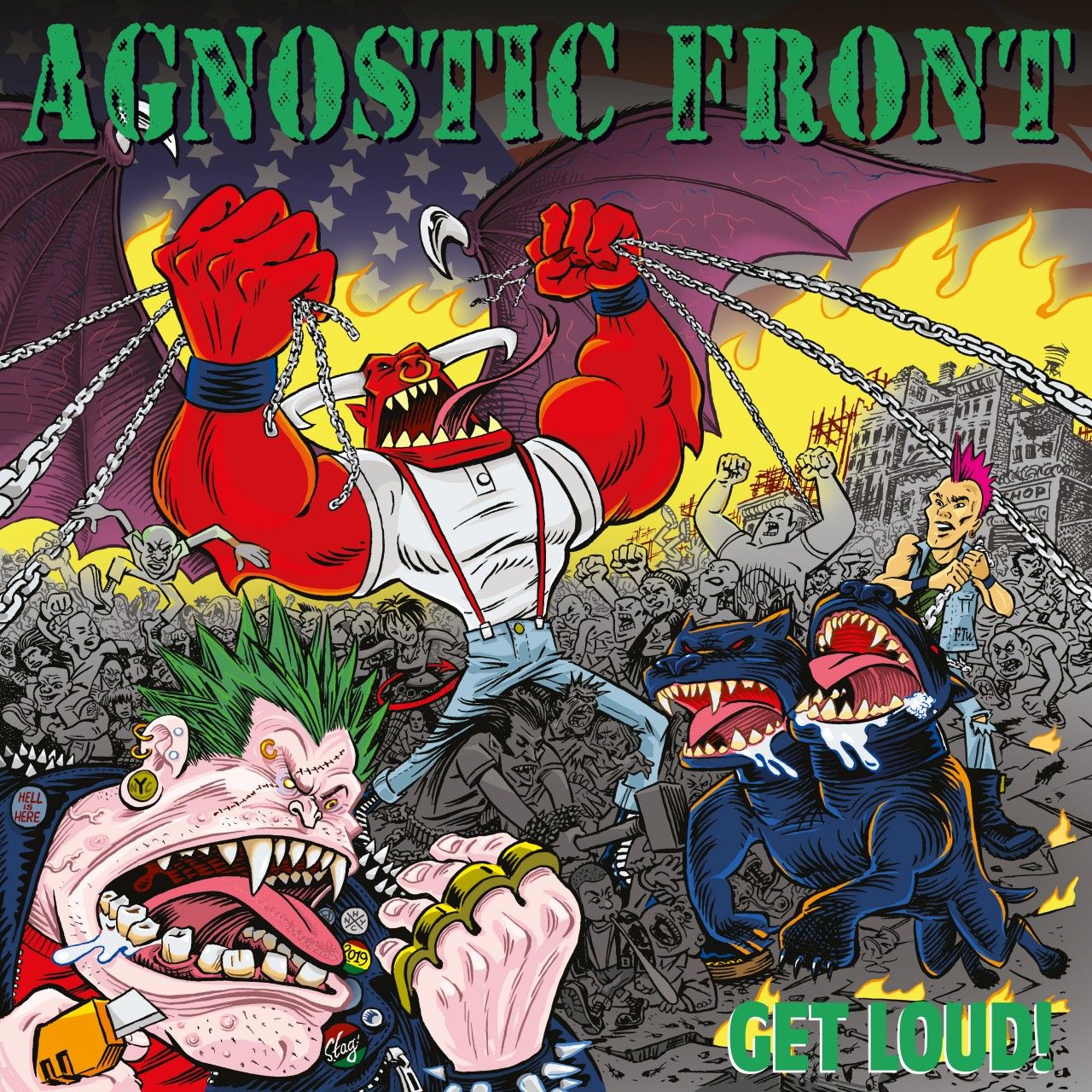 Agnostic Front - Get Loud!, CD-Cover