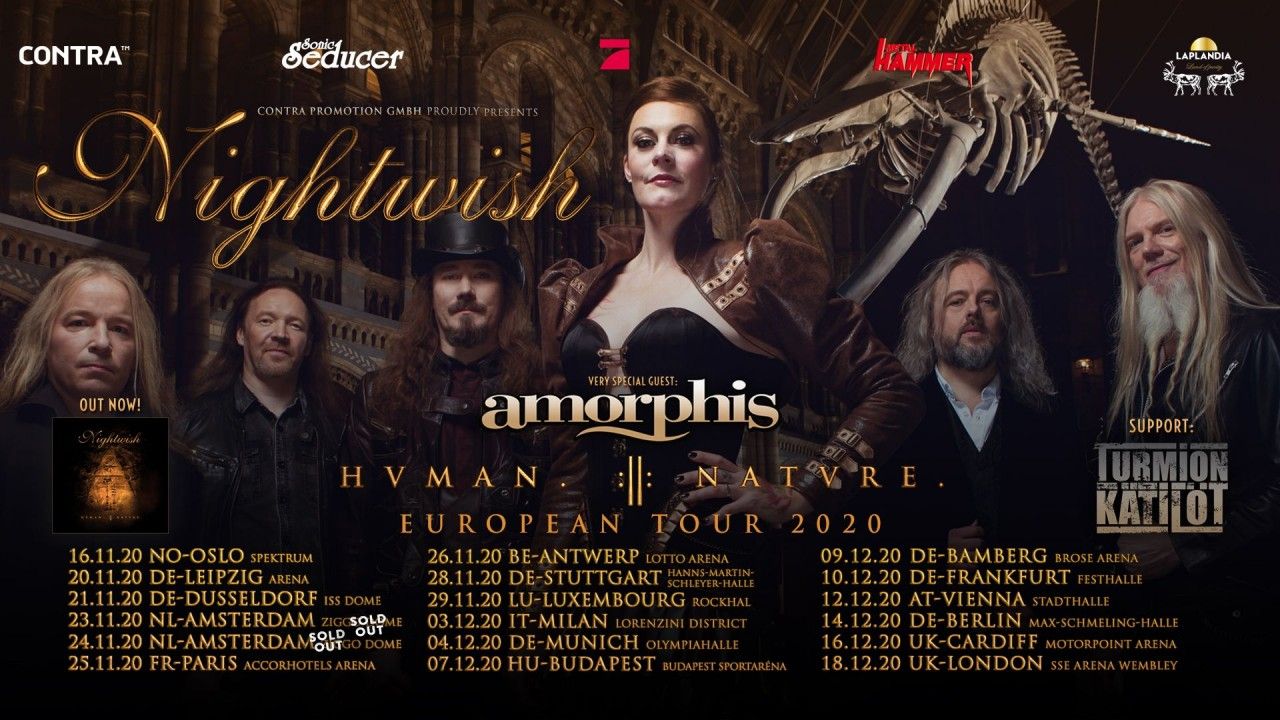 nightwish amorphis tour